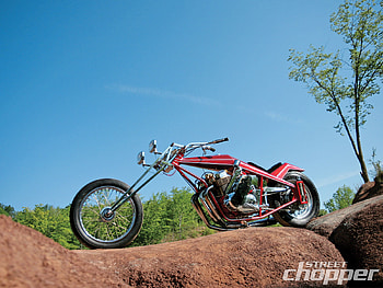Canadian Supercharged, bike, 1974, custom, red HD wallpaper