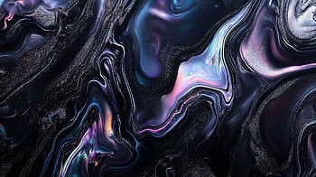 Dark Liquid Abstract - Ultra, dark, Abstract, Liquid, oil, colorful HD wallpaper