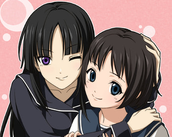 ga rei zero, yomi, black, isayama, pretty, kagura, cute, tsuchimiya, friends HD wallpaper