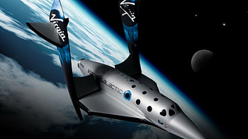 Virgin Galactic spaceship, Cutting-edge design, Mobile backgrounds, Space exploration HD wallpaper