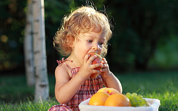 People, Fruits, Food, Children HD wallpaper