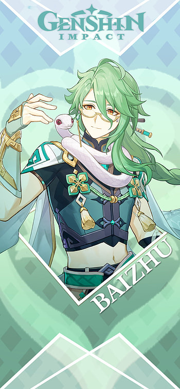 Baizhu's Serene Genshin Impact , video game, Genshin Impact HD phone wallpaper