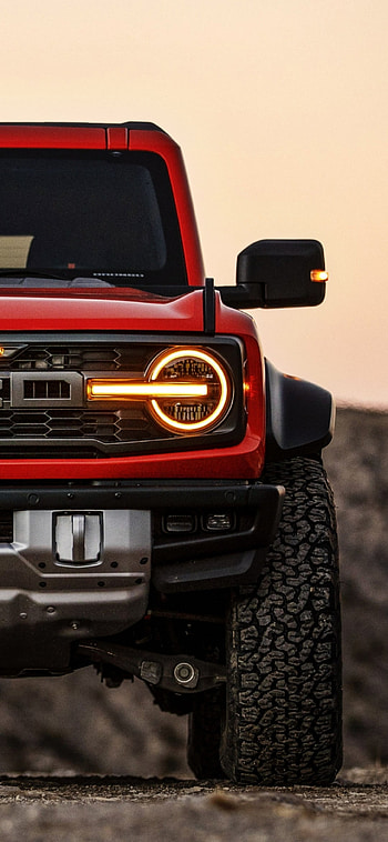 Ford Bronco Raptor, 4x4, thar, motor_vehicle, car, redcar, jeep HD phone wallpaper