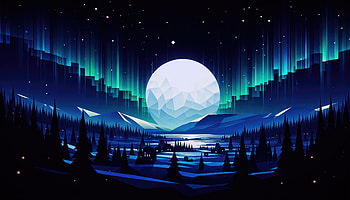 Moon Beams, moon, artist, artwork, digital-art, deviantart HD wallpaper