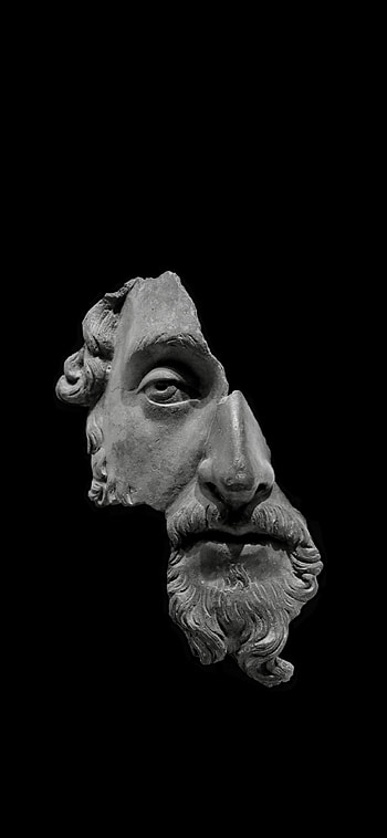 Marcus Aurelius X , fragment of bronze portrait (1125 × 2436): Stoicism HD phone wallpaper