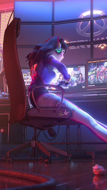 video game, Overwatch HD phone wallpaper