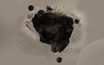 Abstract, Dark, Form, Forms, Explosion HD wallpaper