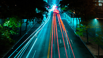 Long Exposure Road, long-exposure, road, graphy HD wallpaper