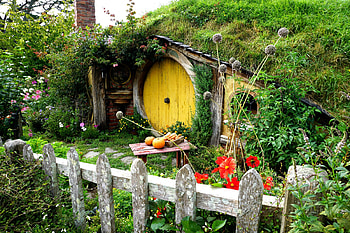 Hobbit Hole, Hobbiton HD wallpaper