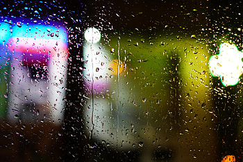 Abstract, Drops, Glass, Blurred, Fuzzy HD wallpaper
