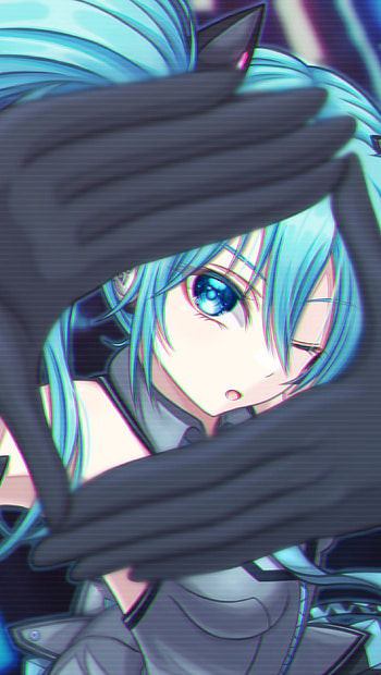 Hatsune Miku, Hatsune Miku, Anime, Vocaloid HD phone wallpaper