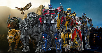 Transformers Rise Of The Beasts Movie , transformers-rise-of-the-beasts, transformers, arcee, bumblebee, optimus-primal, optimus-prime, mirage, airazor, rhinox, cheetor, 2023-movies, movies HD wallpaper
