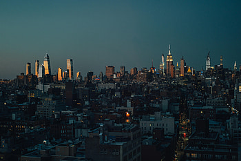 Cities, Architecture, Twilight, City, Building, View From Above, Dusk, Megalopolis, Megapolis HD wallpaper