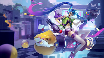 Jinx League Of Legends , jinx-league-of-legends, league-of-legends, games, anime HD wallpaper