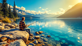 Secluded Fishing Spot - Escape, fishing, lake, nature HD wallpaper