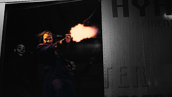 The Joker Firing A Glock In The Dark Knight, joker, movies HD wallpaper