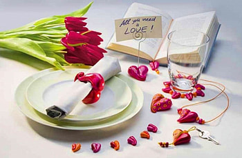 Love, flowers, book, tulips HD wallpaper