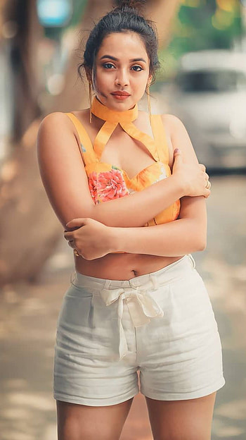 Yasha Shivakumar, model, navel HD phone wallpaper