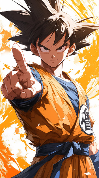 Vibrant Goku , Goku, Dragon Ball, Anime HD phone wallpaper