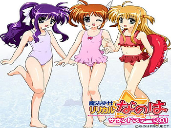 Mahou Shoujo Lyrical Nanoha, mgln, anime, nanoha takamachi, miyuki, other, arisa HD wallpaper