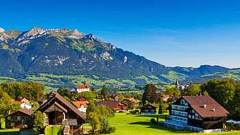 Country house, Switzerland, , Alpine majesty HD wallpaper