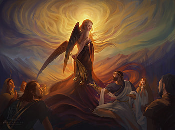 Astrea Ascent, karolina jedrzejak, fantasy, art, astrea, yellow, luminos, angel, girl, wings HD wallpaper