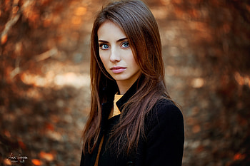 Long Hair Girl Blue Eyes, girls, model, blue-eyes HD wallpaper