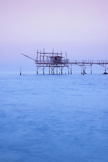 Nature, Sky, Sea, Italy, Pier, San Vito Chietino, San Vito-Chietino HD phone wallpaper