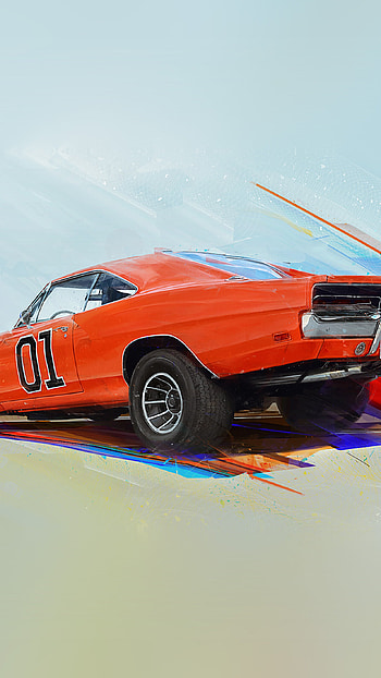 Art Car, General Lee Car HD phone wallpaper