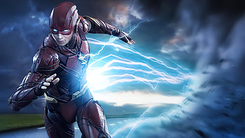 Flash Lightning , flash, superheroes, artist, artwork, digital-art HD wallpaper