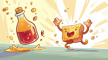 Joyful Toast and Syrup, toast, Happy, syrup HD wallpaper