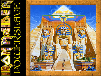 Iron Maiden - Powerslave, mummy, egypt, powerslave, iron maiden, iron, band, eddie, heavy, music, logo, maiden, metal HD wallpaper