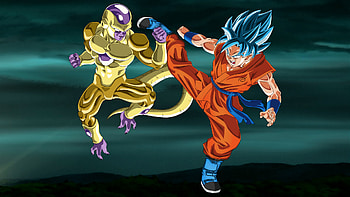 Son Goku, Golden Frieza HD wallpaper