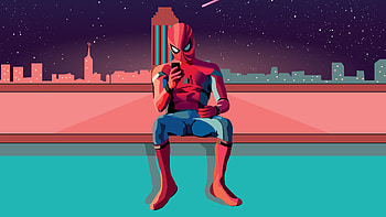 Spiderman Digital, spiderman, superheroes, artist, artwork, digital-art, behance HD wallpaper