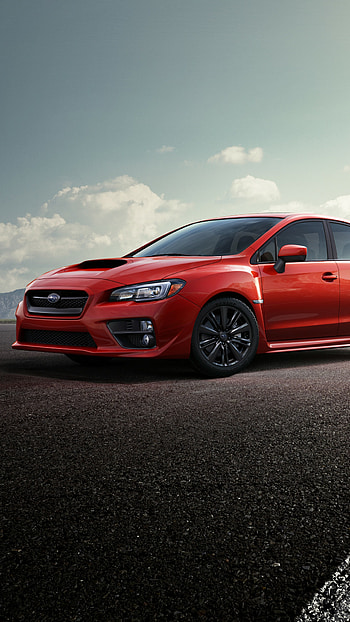 Subaru WRX STI concept, Impreza sports car, Speed test drive HD phone wallpaper