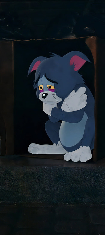 Sad Tom And Jerry, alone, cartoon, tomandjerry HD phone wallpaper