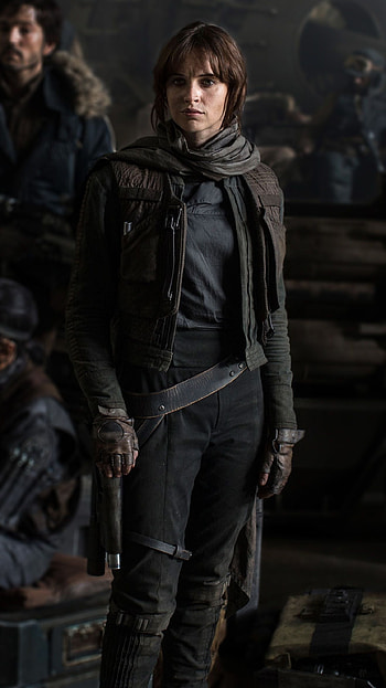 Felicity Jones, Rogue One, Geekery pin, Stylish actress HD phone wallpaper