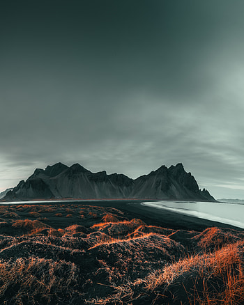 Landscape, Nature, Mountains, Sea, Beach, Shore, Bank HD phone wallpaper
