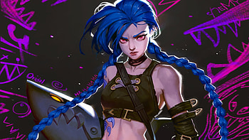 Jinx Arcane HD wallpaper