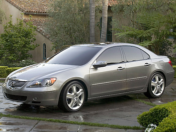 Auto, Nature, Trees, Grass, Acura, Cars, Building, Reflection, Grey, Concept, Side View, Style, Akura, 2004, Concept Car, Rl HD wallpaper