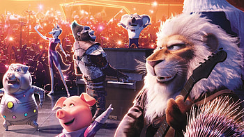 Ash Clay Calloway Gunter Johnny Rosita The Sing 2 HD wallpaper