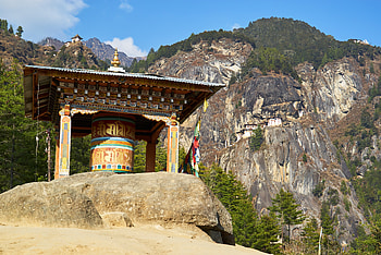 Tiger's Nest Bhutan, Spiritual journey, Majestic views, Sacred site HD wallpaper