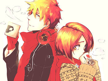 Orihime Inoue, Anime, Bleach, Coffee, Ichigo Kurosaki, Scarf HD wallpaper