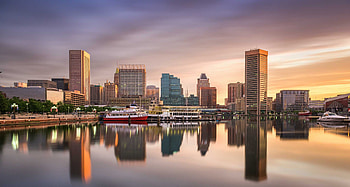 Baltimore Skyline, Wheelchair accessible travel, Maryland guide, City exploration HD wallpaper