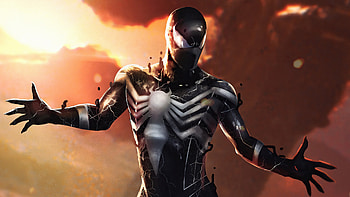 Mcu Symbiote Spiderman , spiderman, superheroes, artist, artwork, digital-art, artstation HD wallpaper
