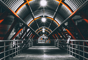 Cities, Shine, Light, Design, Construction, Transition, Handrails HD wallpaper