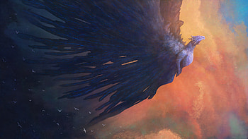 Song Of Light And Darkness , dragon, artist, artwork, digital-art, deviantart HD wallpaper