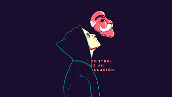 Mr Robot Control Is An Illusion, mr-robot, minimalism, tv-shows HD wallpaper