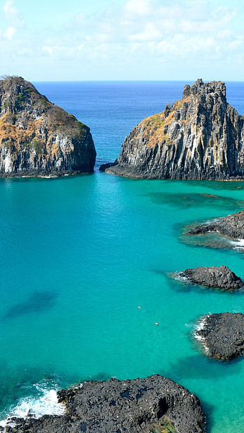 Brazil beach, Tropical paradise, Sandy shores, Breathtaking ocean views HD phone wallpaper