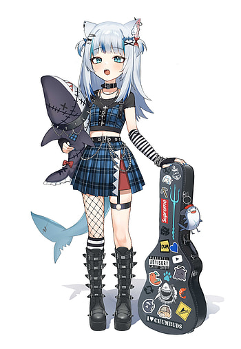 Gawr Gura, CatHair, GawrGura, EGirl, VTuber HD phone wallpaper
